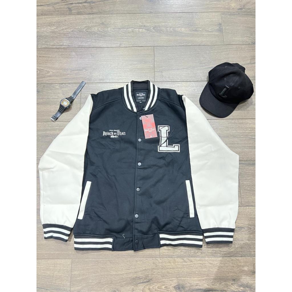 Leech.Co Hoodie -attack on titan | varsity jacket  | Sweater | Sweatshirt | Hoodie Unisex | Basic Ho