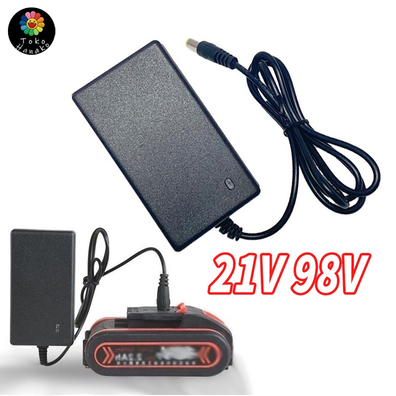 Charger Bor Cordless 21v-98v Wide Voltage Charger Bor Baterai Chordless Impact Wrench Bor Gerinda Ci