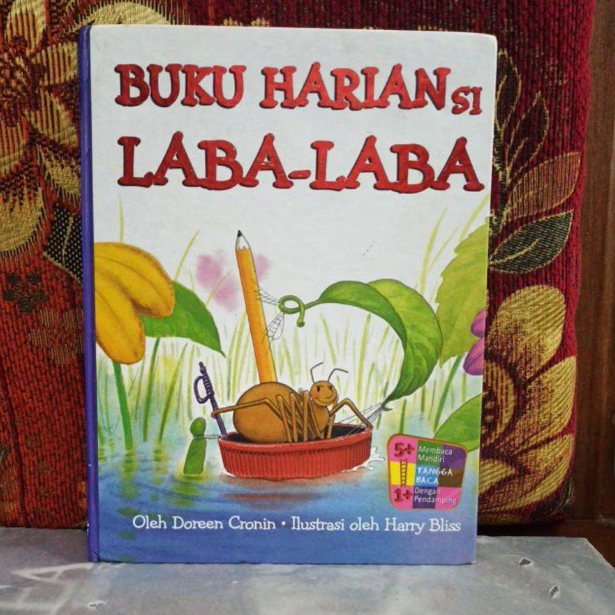 Buku Original BUKU HARIAN SI LABA-LABA Oleh Doreen Cronin Bekas