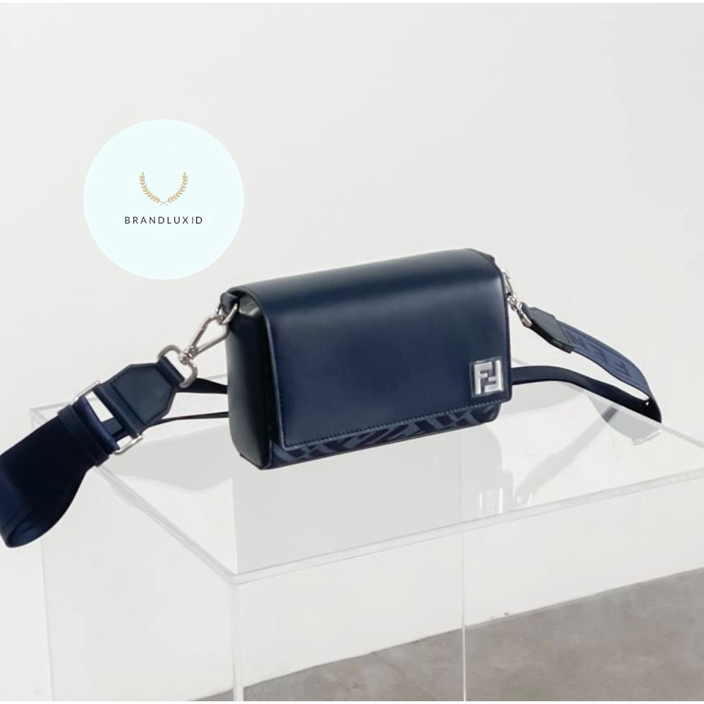 Fendi Compact Bag FF Denim Blue