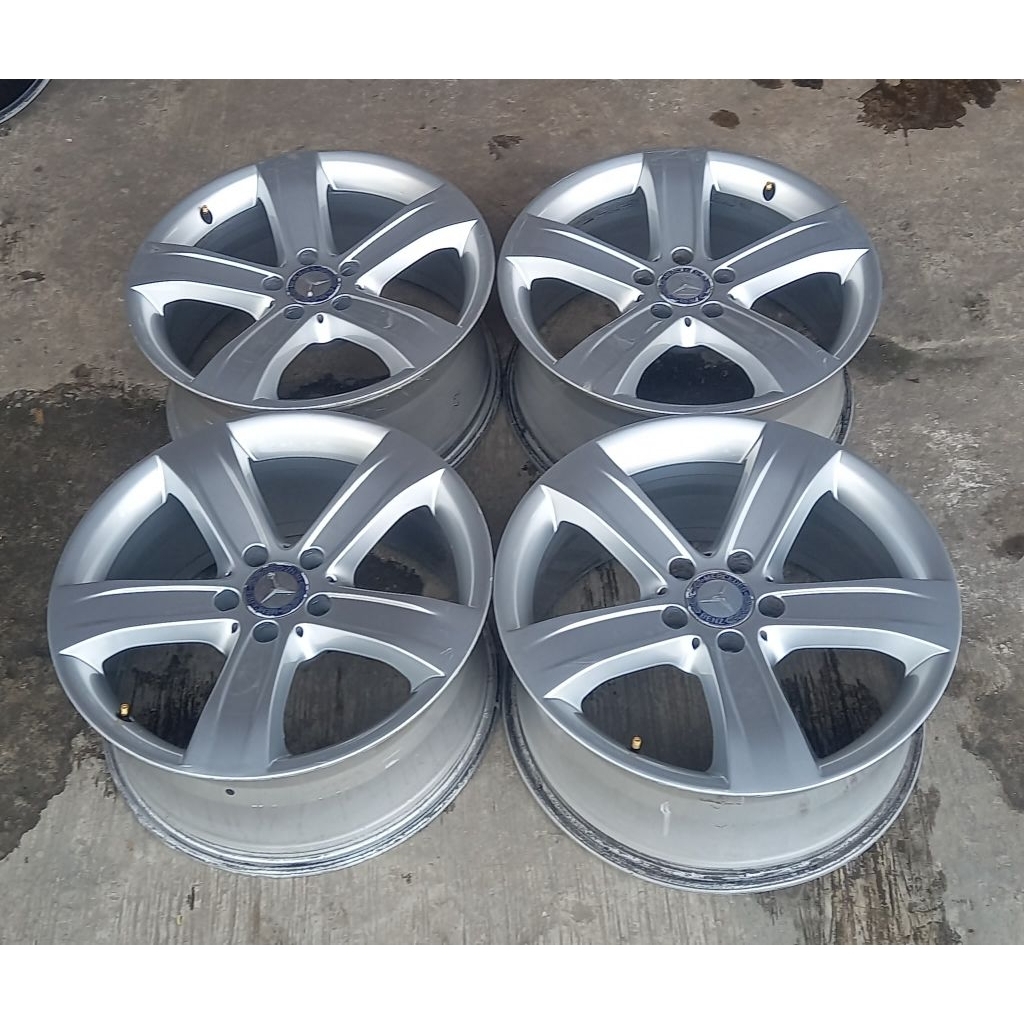 Velg mercy made in german ring 18 pcd 5x112/114.