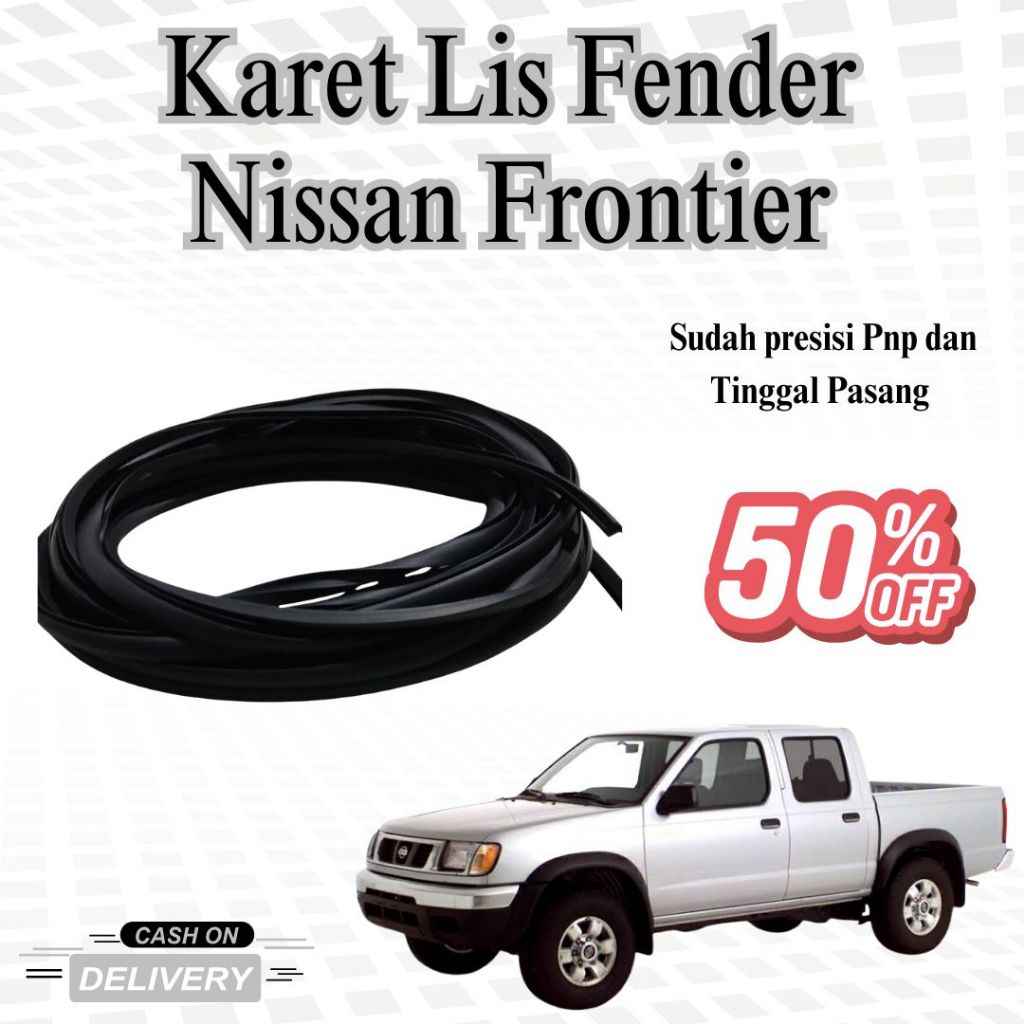 Karet Lis Fender Nissan Frontier – Lis Pelindung Fender Mobil