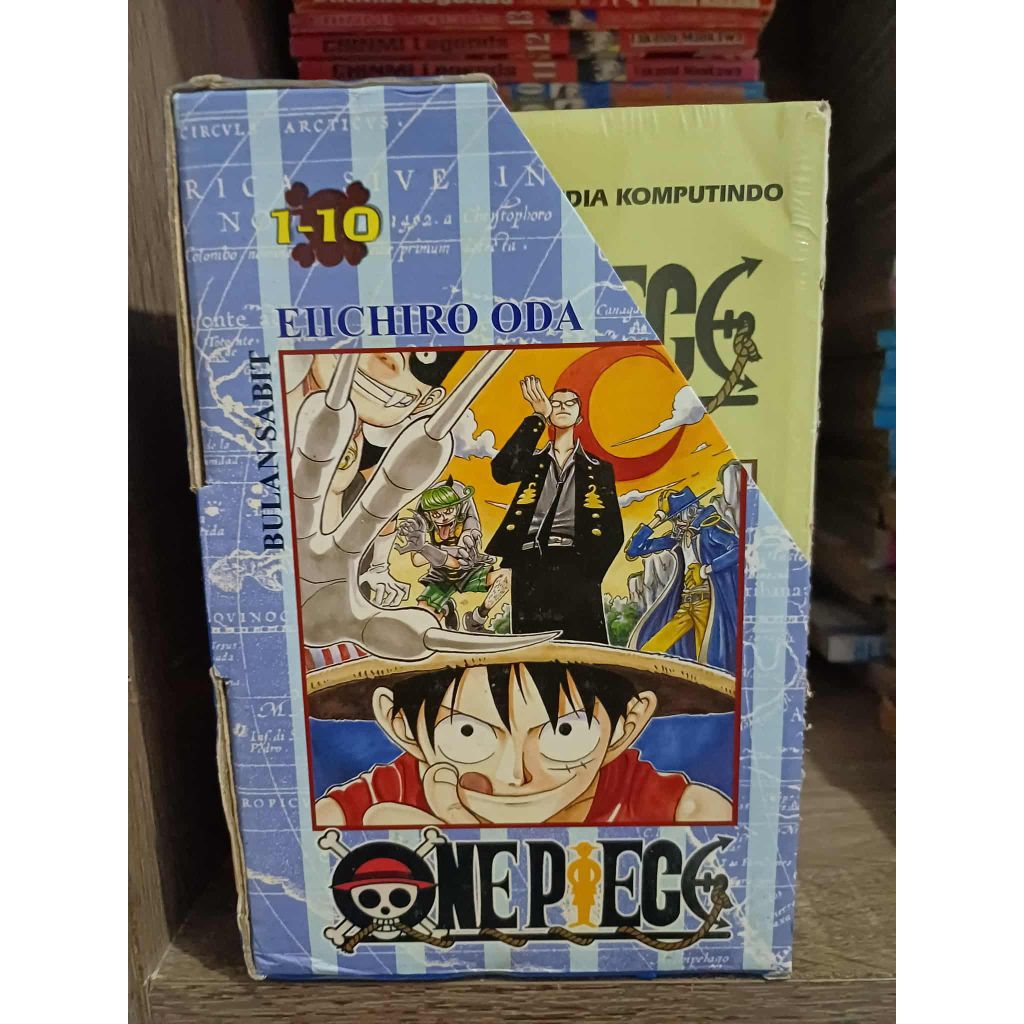 Komik Boxset One Piece 1-10 SEGEL (Vol. 4 5 6 Tidak segel)