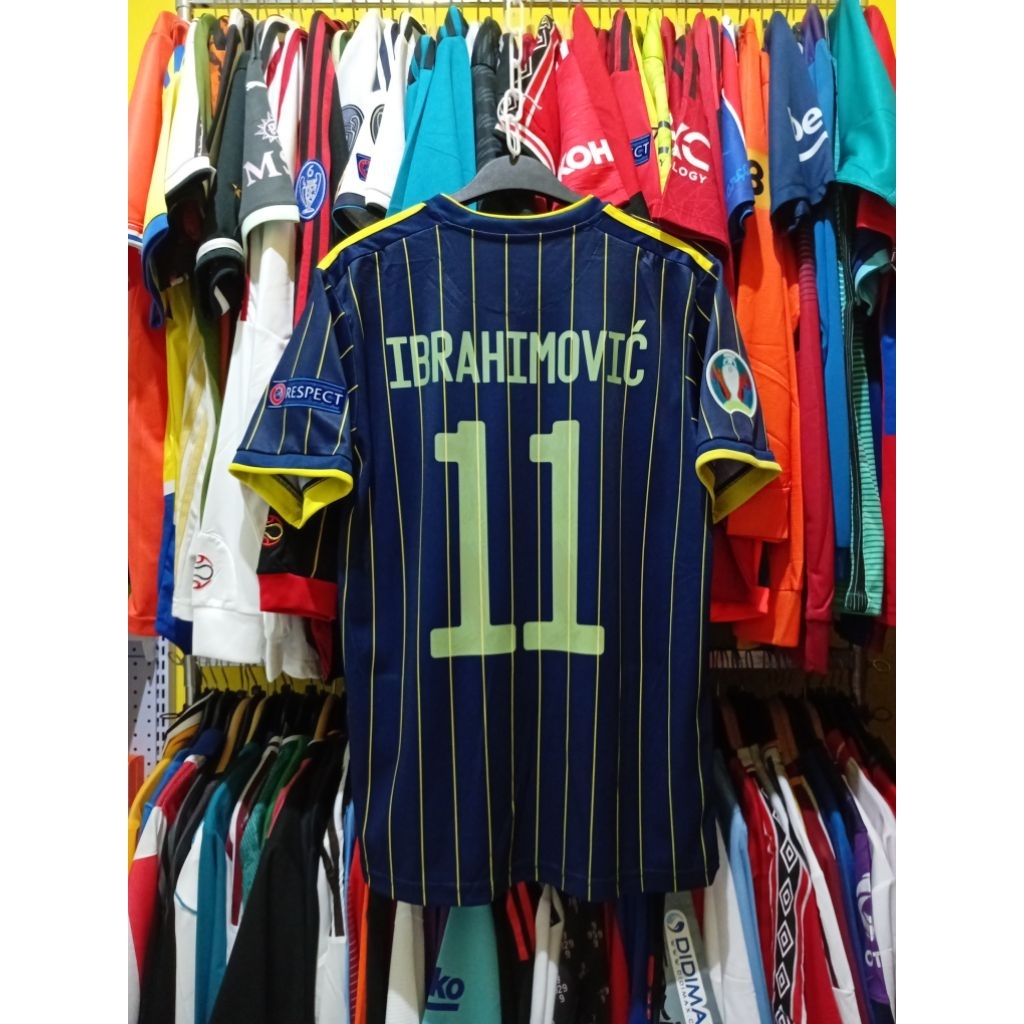 JERSEY BOLA GO SWEDIA 2020 TANDANG IBRAHIMOVIC 11