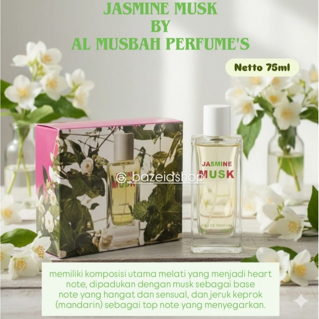 Jasmine Musk By Al Musbah Blend Parfum 75ml Original