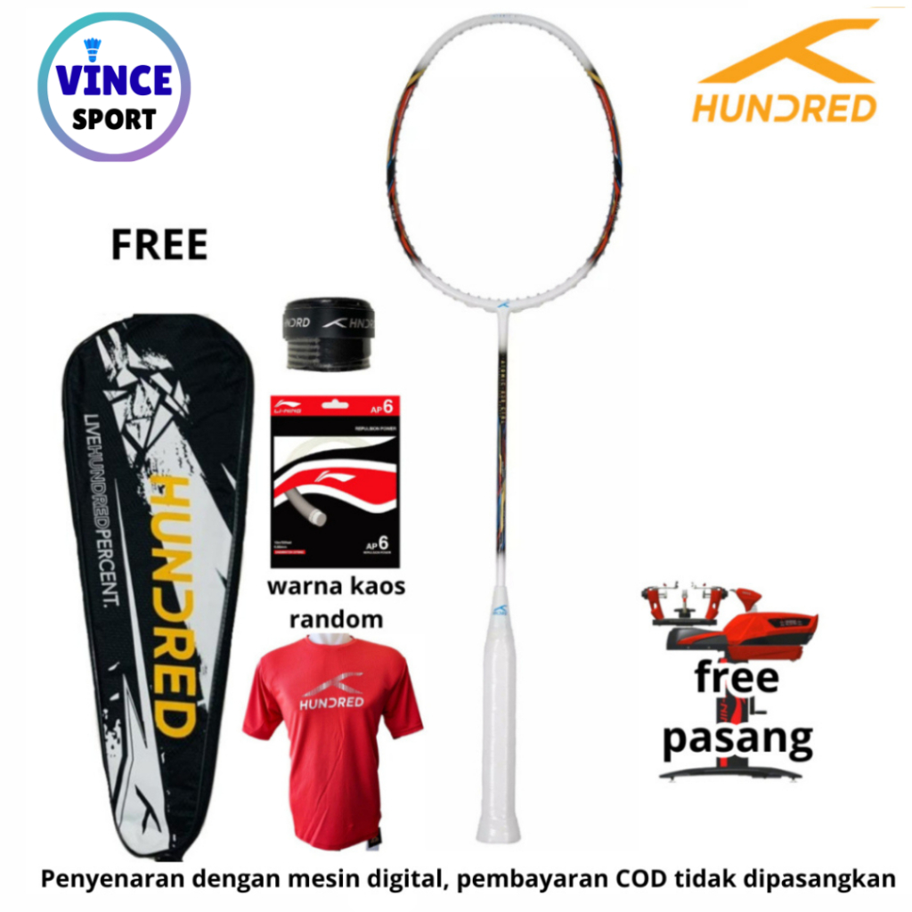 Raket Badminton HUNDRED ATOMIC X38 CTRL