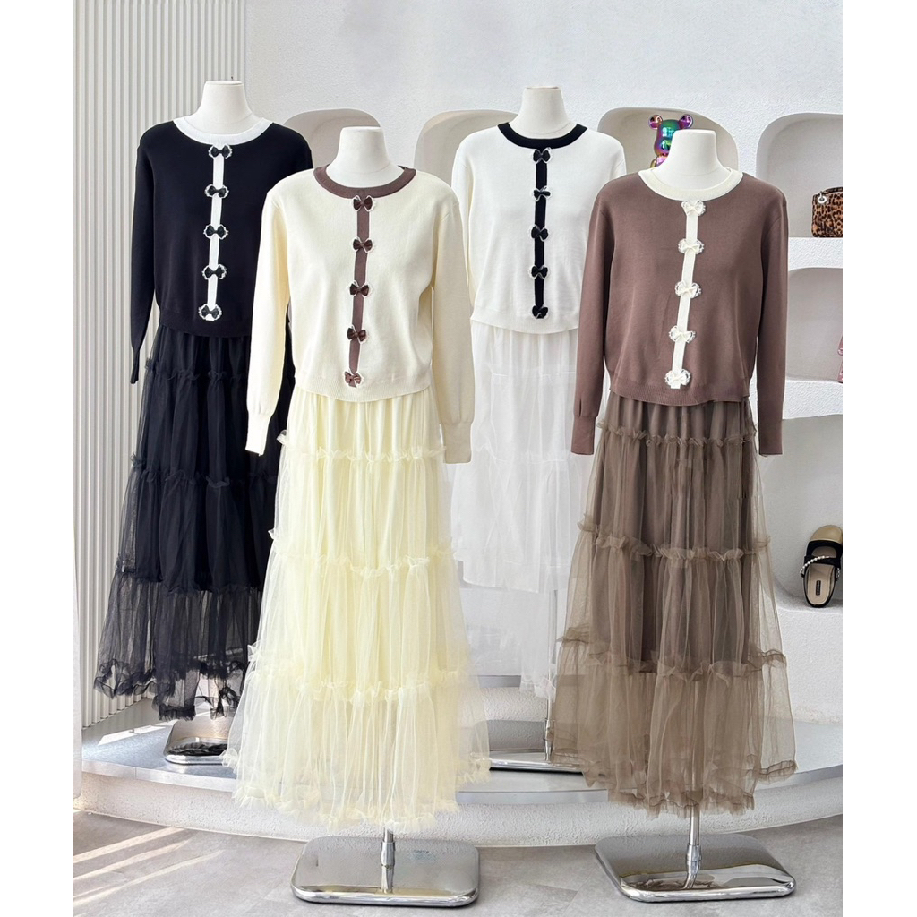 HEYBUYORBYE LARA SETELAN KOREA ROK WANITA