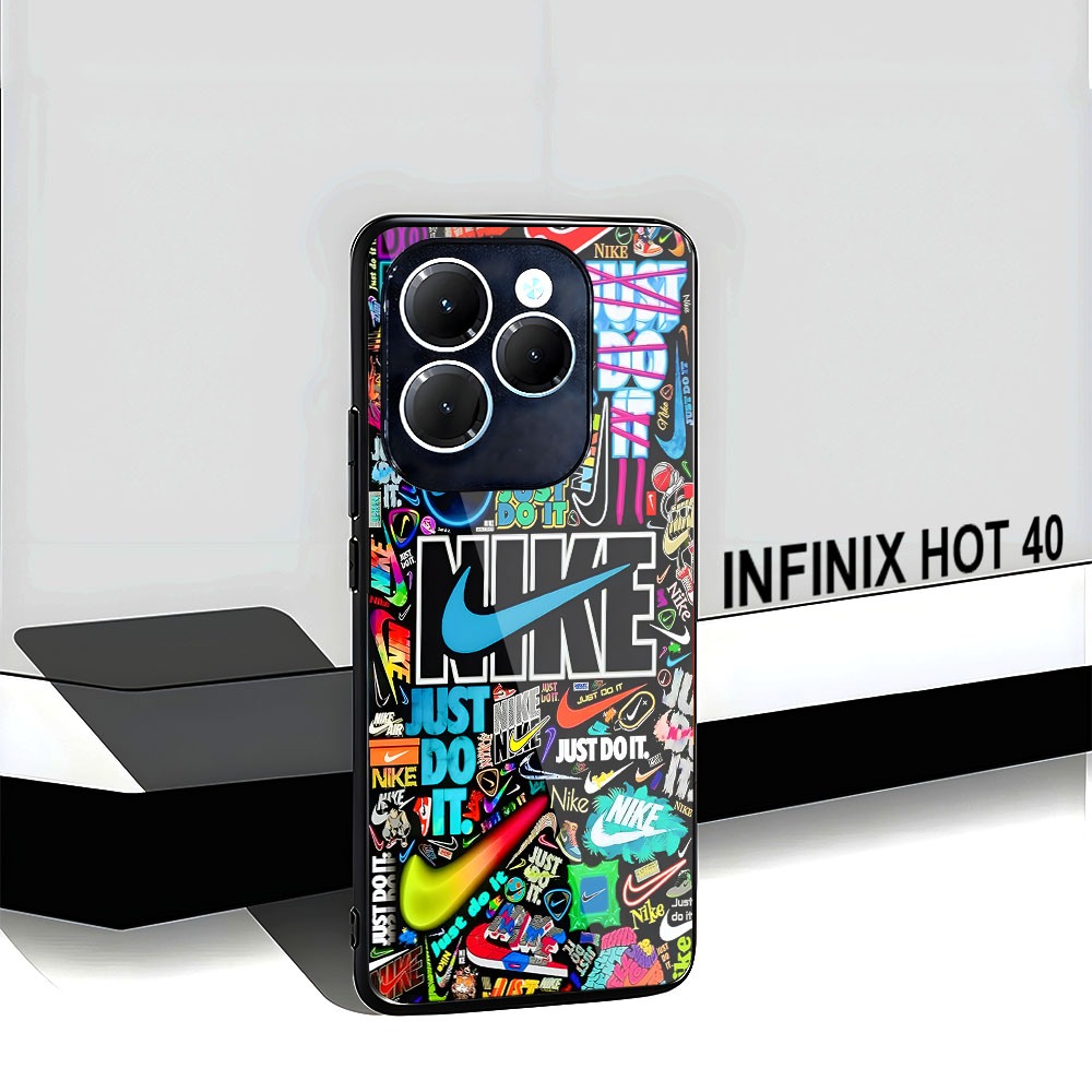 Softcase Kilau Glass Infinix Hot 40 Infinix Hot 40i Infinix Hot 40 Pro [M01] Case Infinix Hot 40 Hot