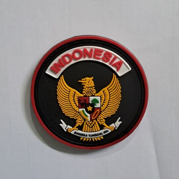 patch rubber emblem logo garuda indonesia