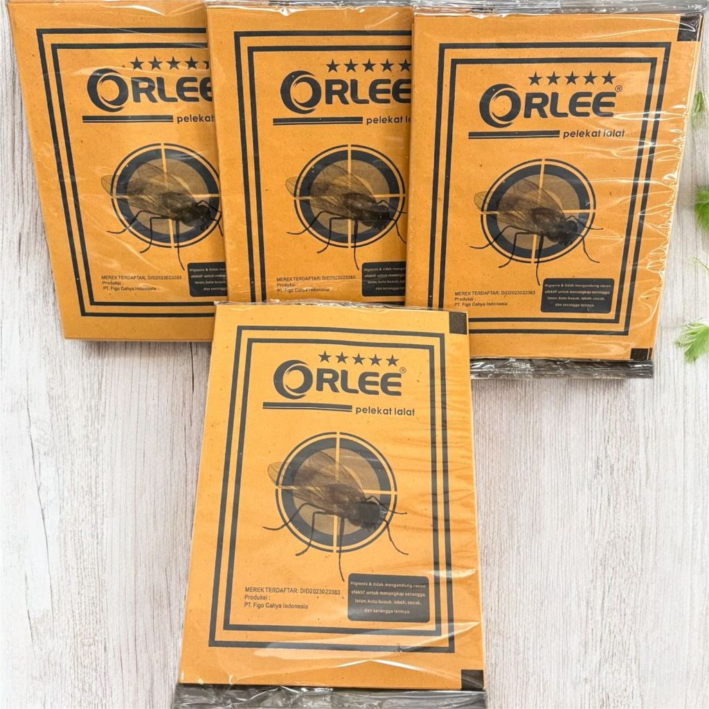Lem Papan kertas Lalat Kecoa Cicak Cap orlee Sakti Glue Pad isi 10 pcs