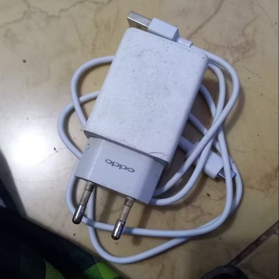 charger hp original 100% oppo a15 micro 2a second