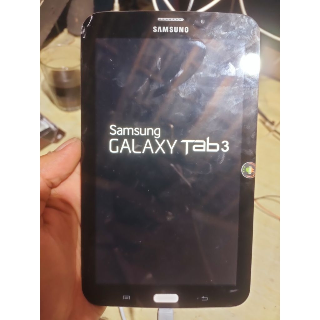 lcd tc tab samsung galaxy Tab 3 sm- T211 original normal copotan asli