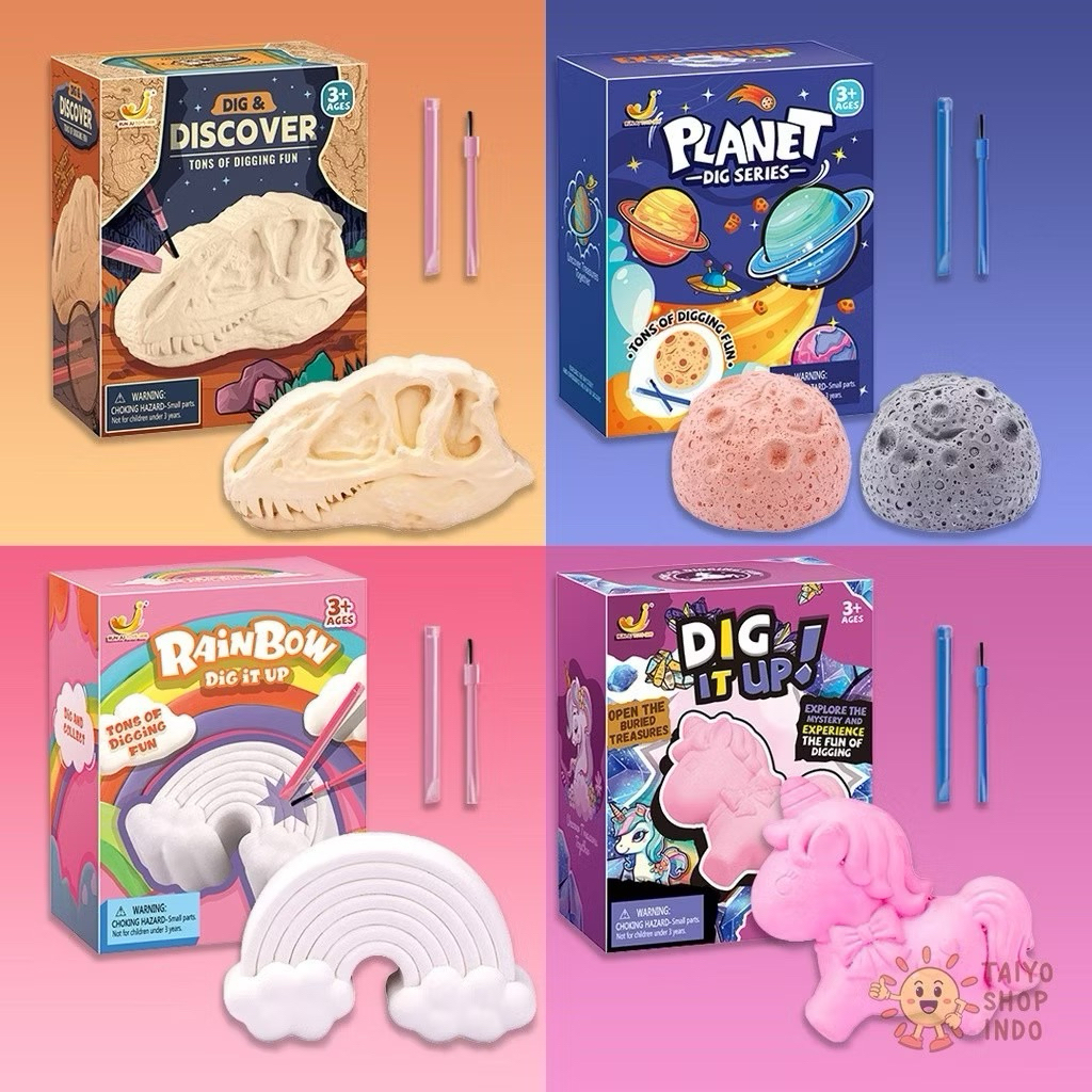 Mainan Treasure Hunting Pasir Surprise Blind Box | Kado Lucu Anak Perempuan
