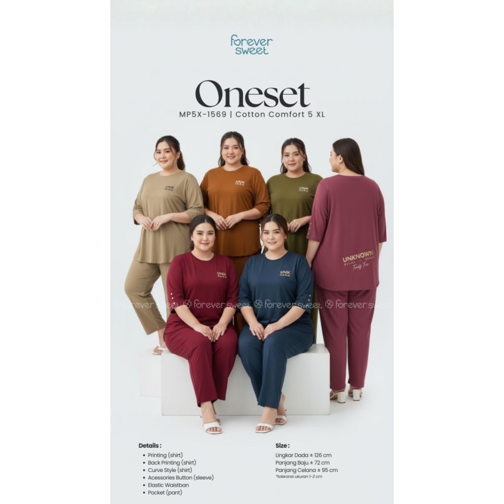 FOREVER SWEET ONESET LONG PANT UK 5XL