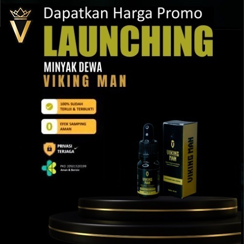 Viking Man Pembesar Joni Minyak Jarak Mayapulut Herbal