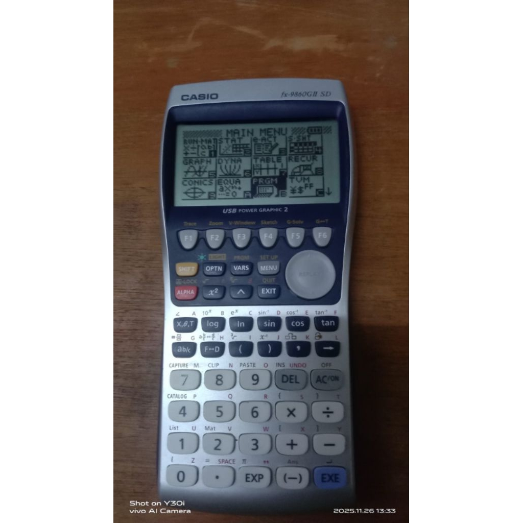 kalkulator Casio fx 9860gii sekennormal