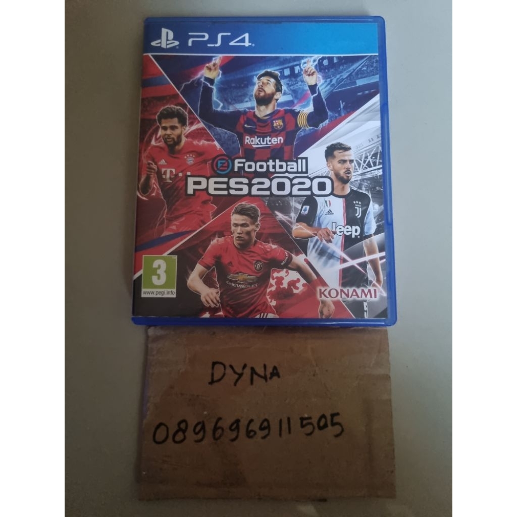 kaset bd pes 2020 ps4 / ps5