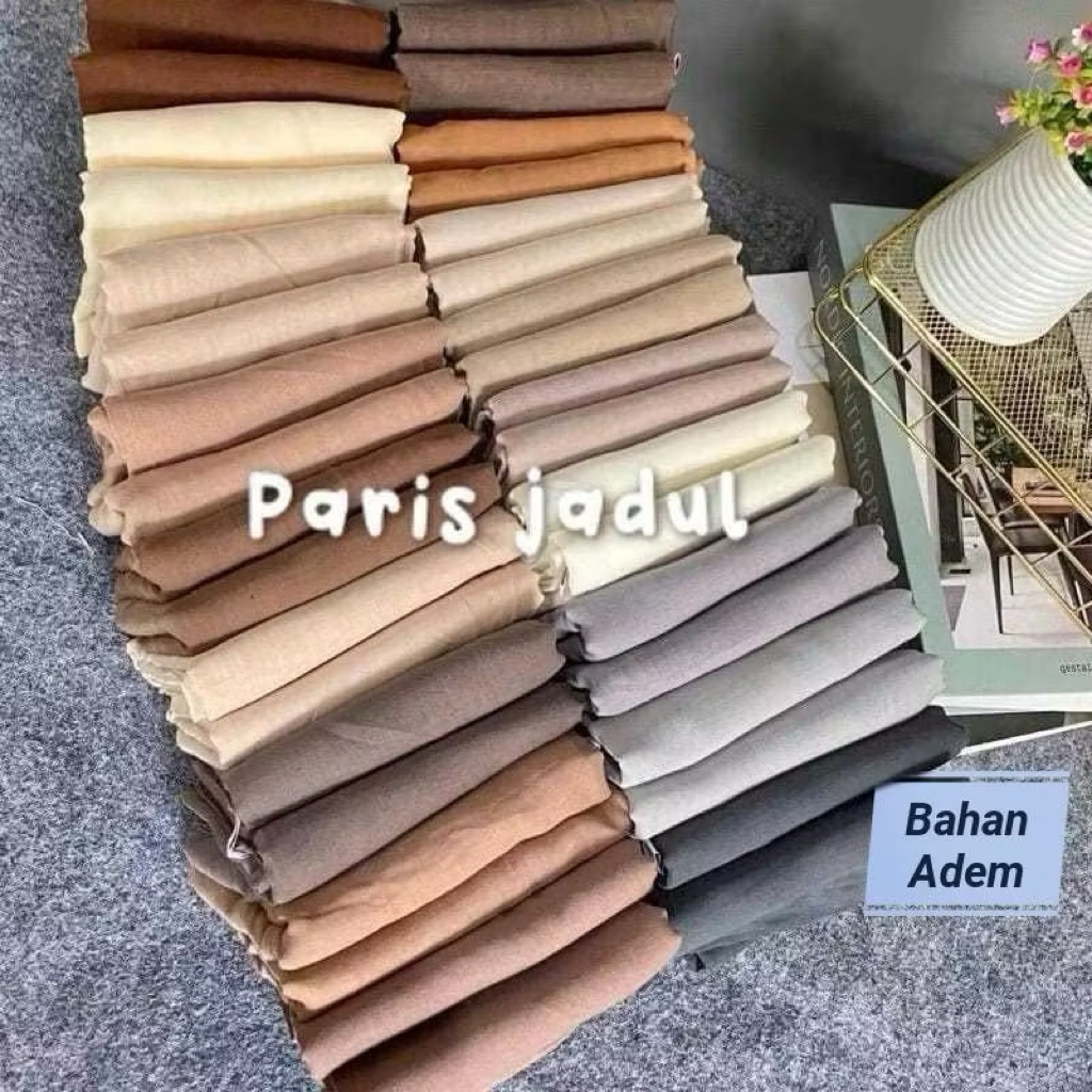 PARIS JADUL VARISHA SEGI EMPAT/Hijab Segi Empat Paris Jadul Polos VARISHA/Jilbab paris jadul varisha
