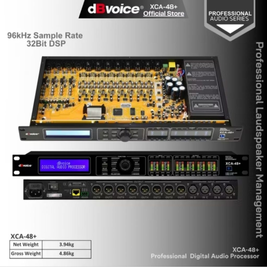 Audio Management dB Voice XCA 48 + Original DLMS dBvoice XCA 48+ Speaker Management Audio