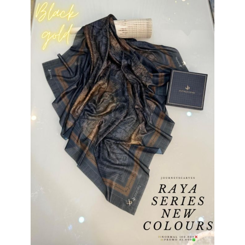 TERLARIS HIJAB RAYA NEW SERIES JOURNEY SCARVES NEW COLOURS PREMIUM  2025.