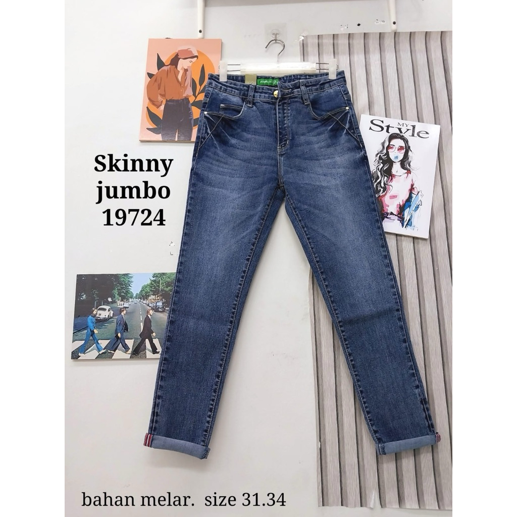Natalie Jeans / Celana Jeans Skinny Cakar Warpath 478