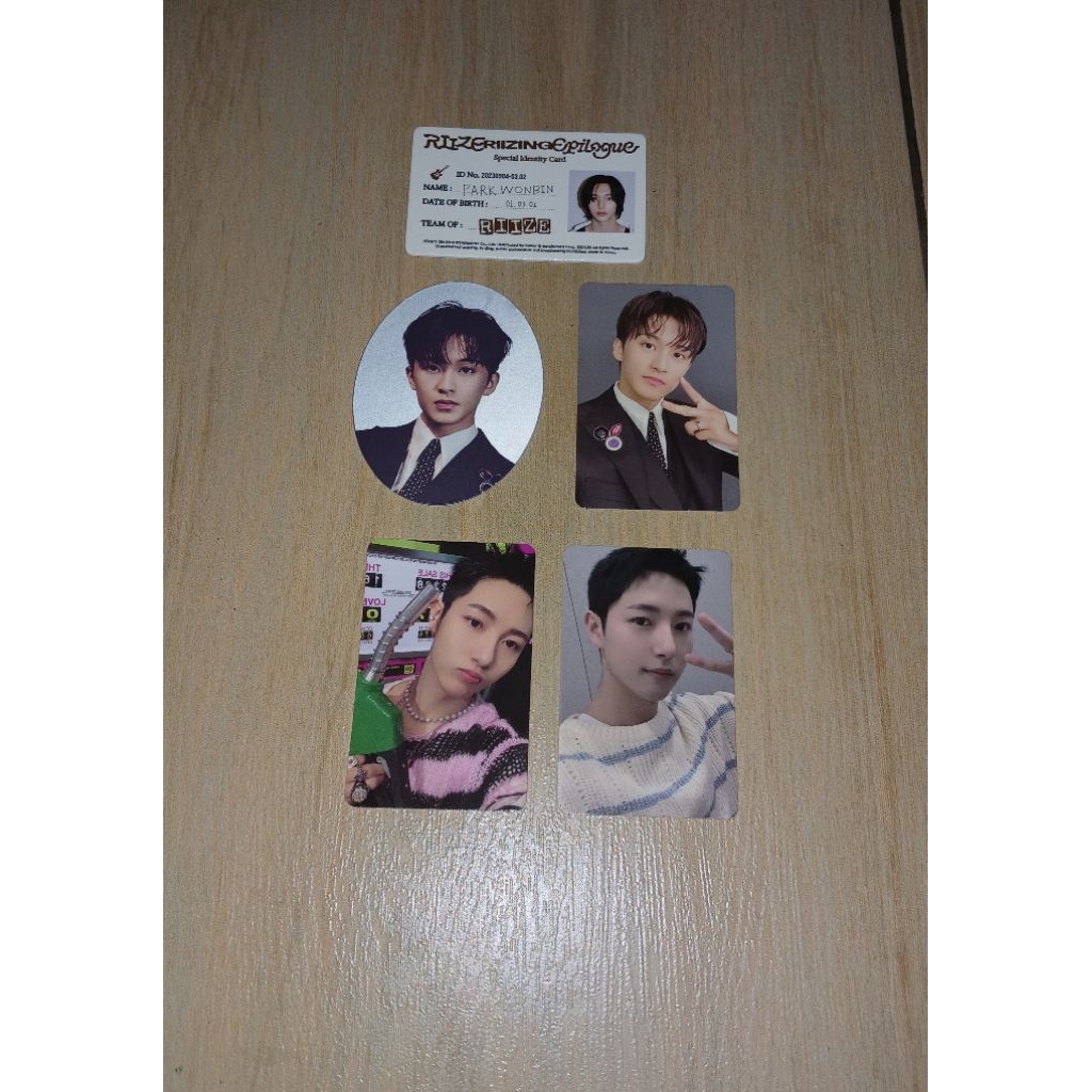 Photocard Renjun NCT Dream | Photocard Mark NCT 127 | ID Card Wonbin riize