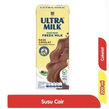 ULTRA MILK Susu UHT Coklat 200 ml