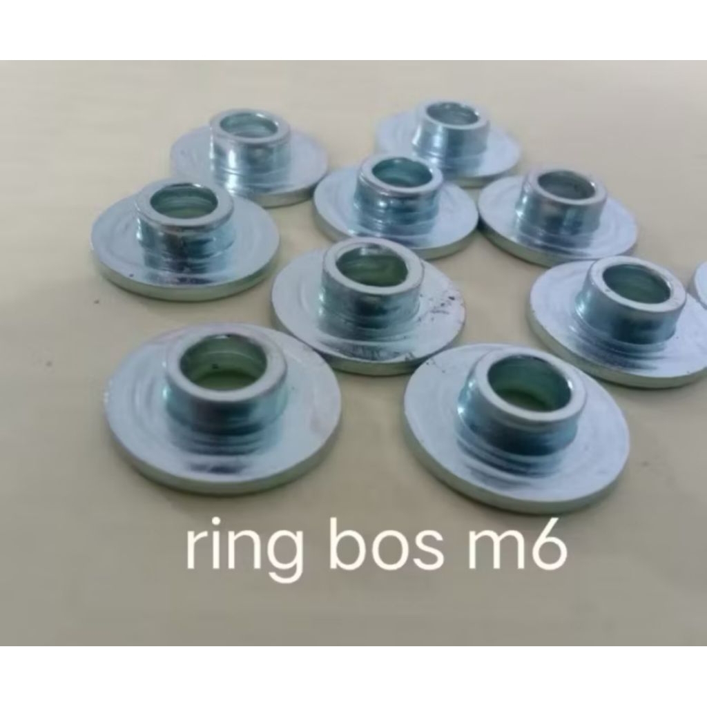 10 pcs ring boss M6 Baut 10 pendek original ring topi