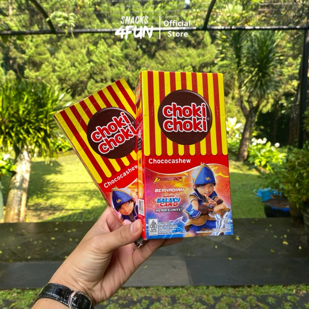 Choki Choki pasta coklat 1 box isi 20 stick