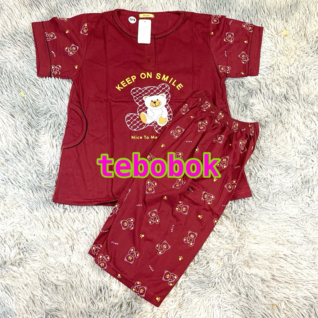 Tebobok - 3/4 Tessa Baju Tidur | Baju Tidur Wanita Dewasa