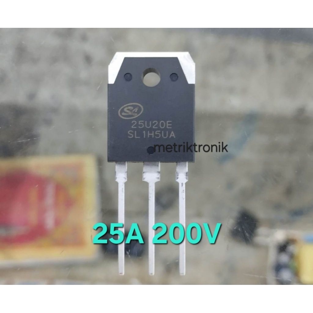 DIODA SILAN 25A 200V  25U20 SL 25U20 DIODA ORIGINAL TO-247