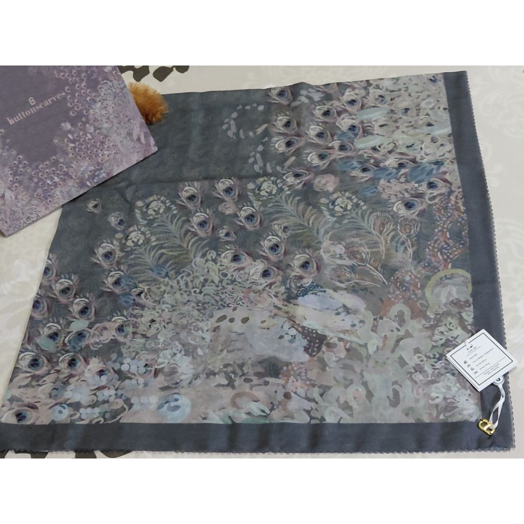 Shadow-Seri Ederra Buttonscarves baru dan siap kirim