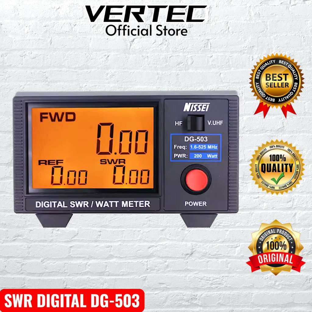 SWR Nissei DG-503 Digital Power WattMeter DG503 200Watt HF VHF UHF