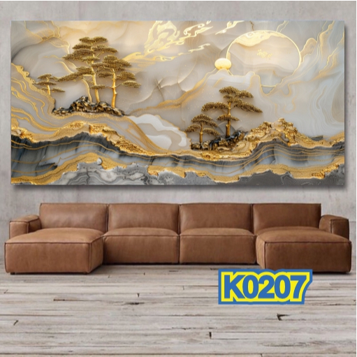 Wallpaper panorama bonsai - Stiker dinding pemandangan alam bonsai - Stiker Dekorasi Motif bonsai
