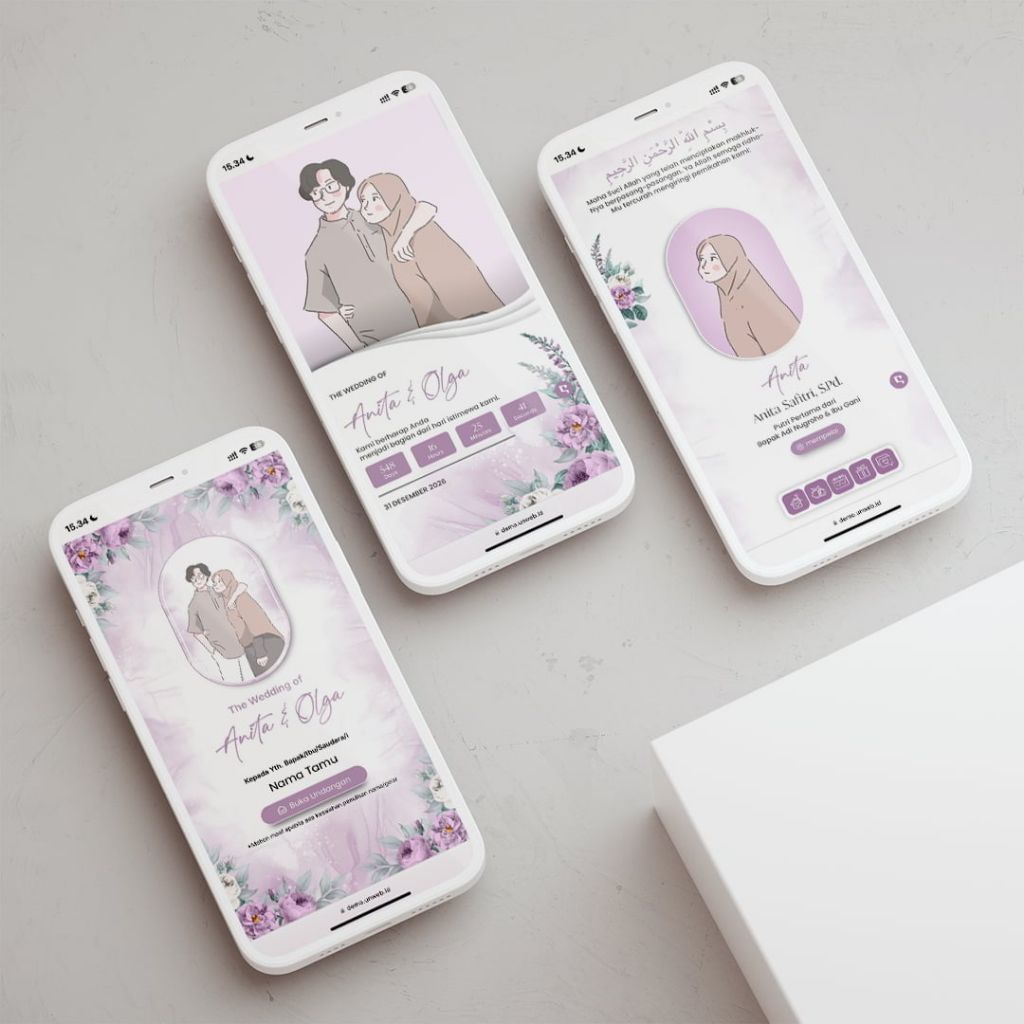 Undangan Digital, Undangan Pernikahan, Undangan Web