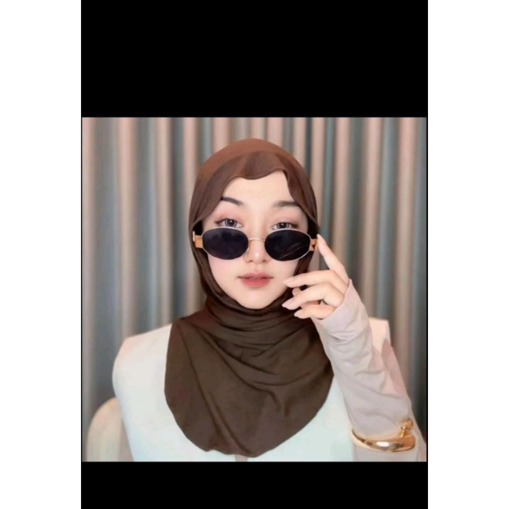 HIJAB INSTAN BERGO MELEYOT INNER JIISOO jilbab bergo inner  JIISOO MELEYOT hijab bergo inner Jersey 