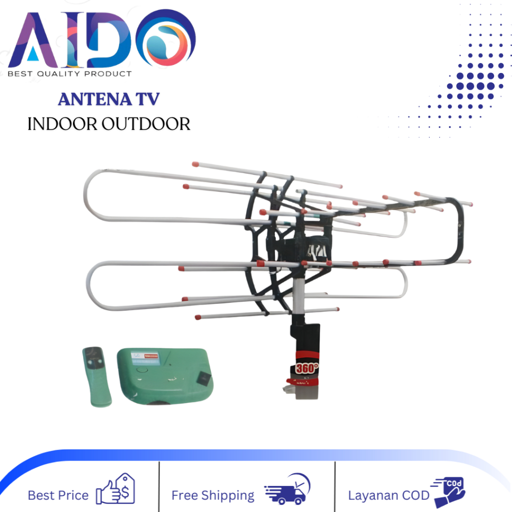 Antena Tv Luar Outdoor / Antena Digital Outdoor antena tv remote booster AIDO