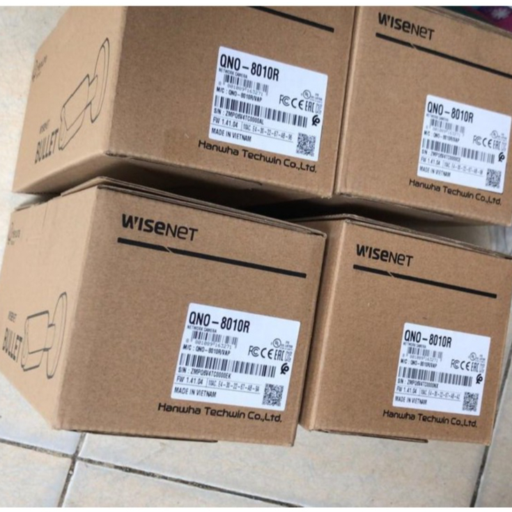 5Mp Ip Kamera CCTV Bullet Outdoor Infra Lensa 2,8mm Samsung Wisenet Hanwha Vision