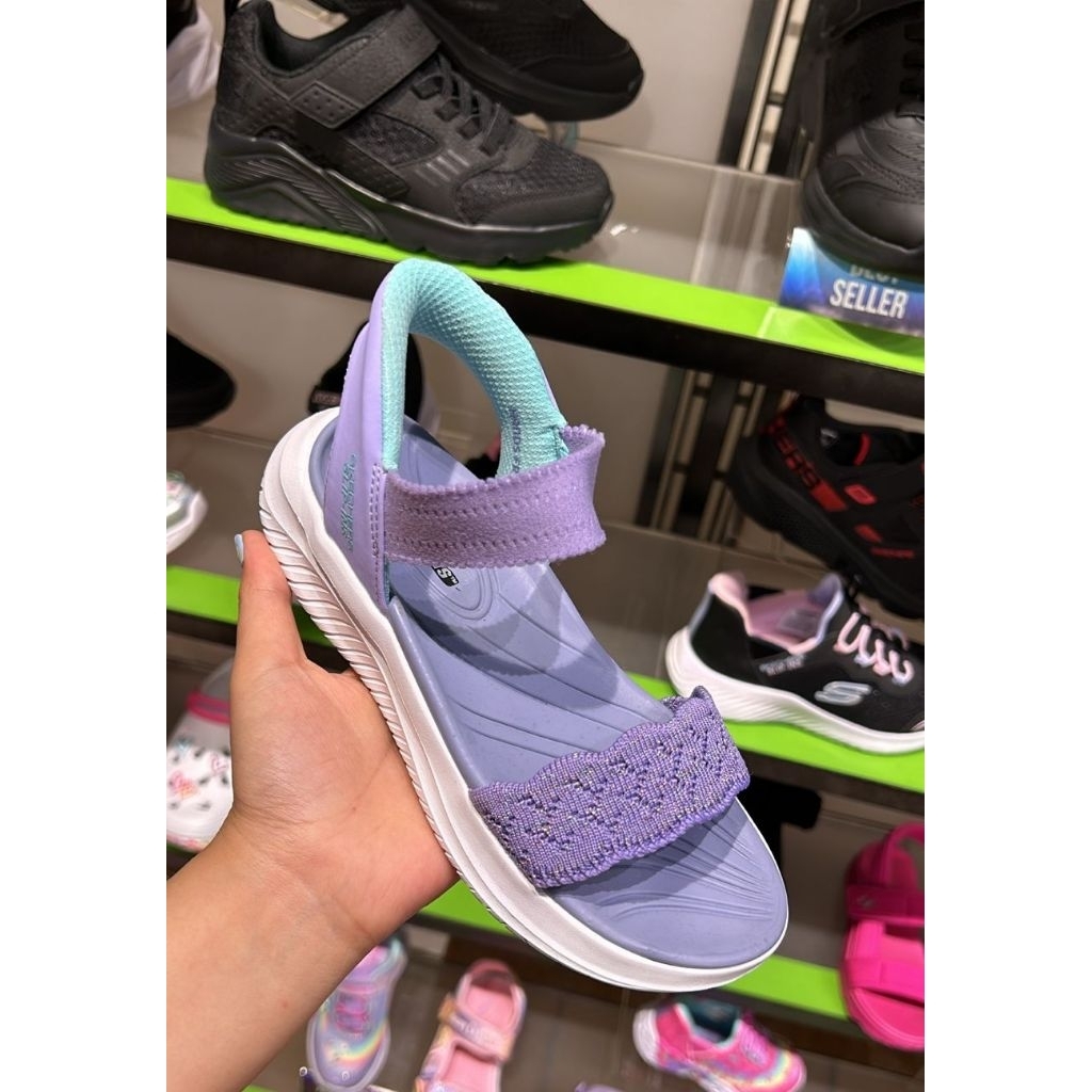 SANDAL SKECHERS SLIP-INS ULTRA FLEX 3.0 GIRLS/ANAK PEREMPUAN LIFESTYLE-SKE303029LLA