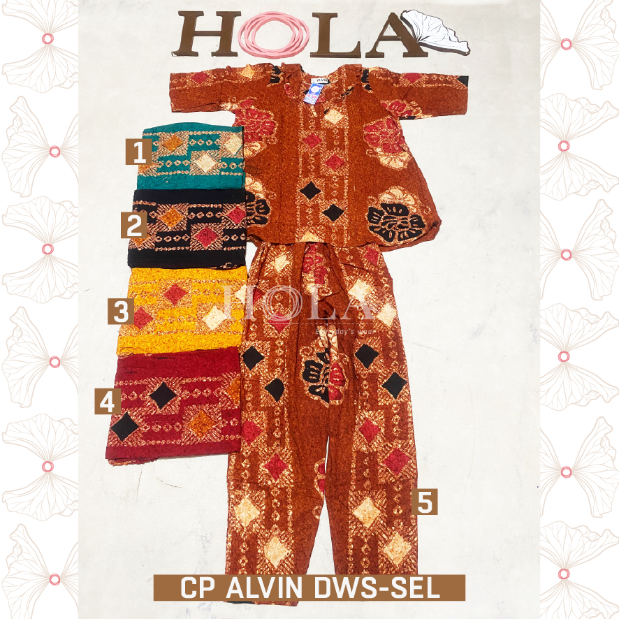HOLA_FASH | C- Setelan Cp Alvin Dewasa tangan 3/4 , Setelan Batik, Homie oneset, setcel rumah adem