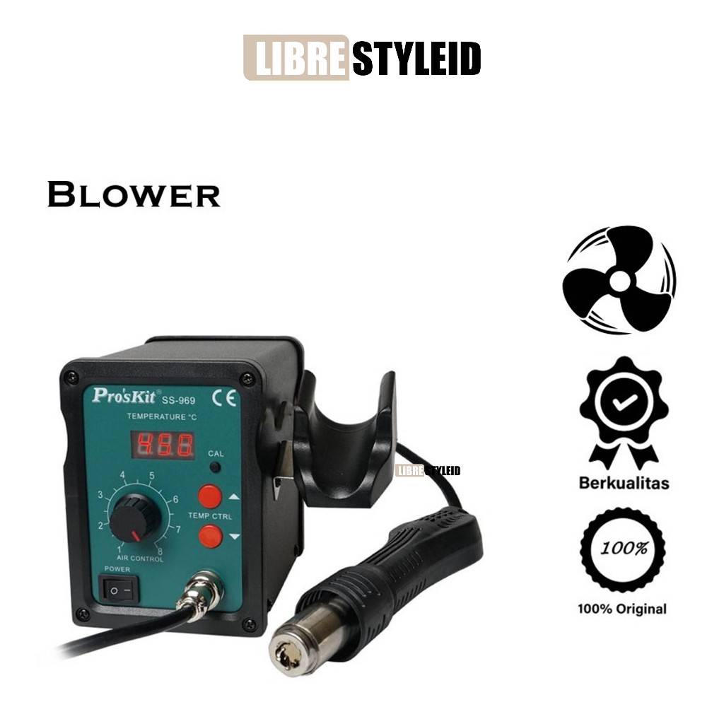 PROSKIT SS-969B BLOWER - SOLDER UAP SMD Rework Station AC220 - 240V 700W - BLOWER ORIGINAL