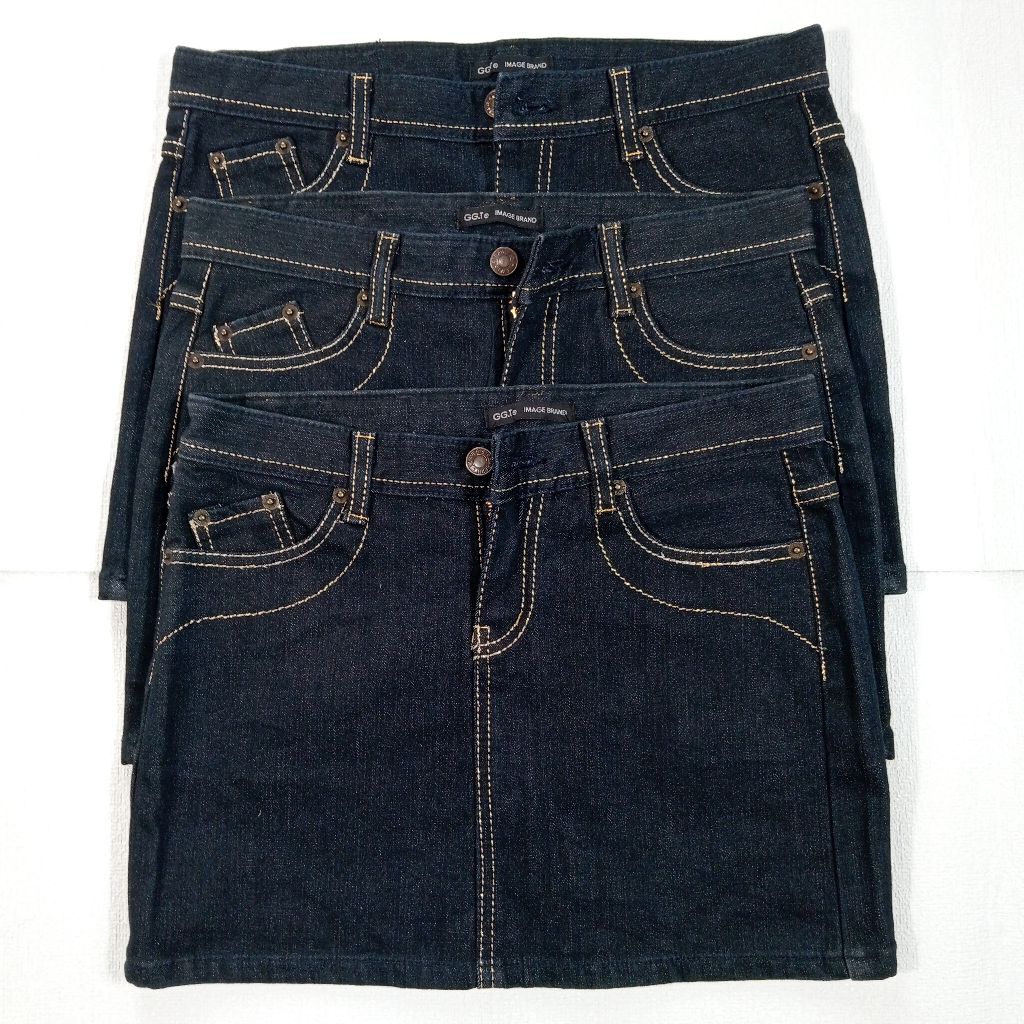 LYNT FASHION ROK PENDEK JEANS || ROK JEANS PENDEK || ROK MINI || MINI SKIRT JEANS || SKIRT BLUE BLAC