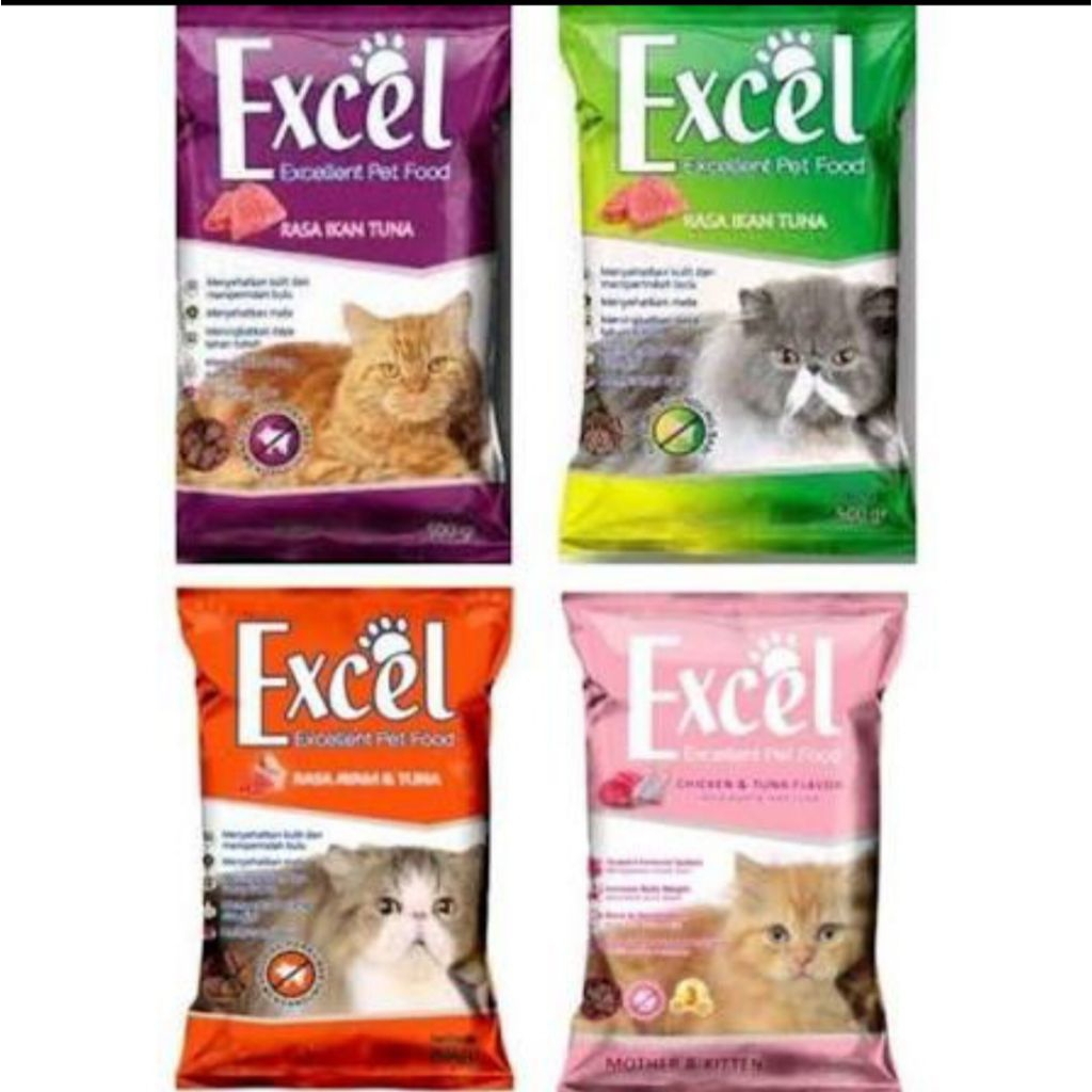 EXCEL Makanan kucing 500gr