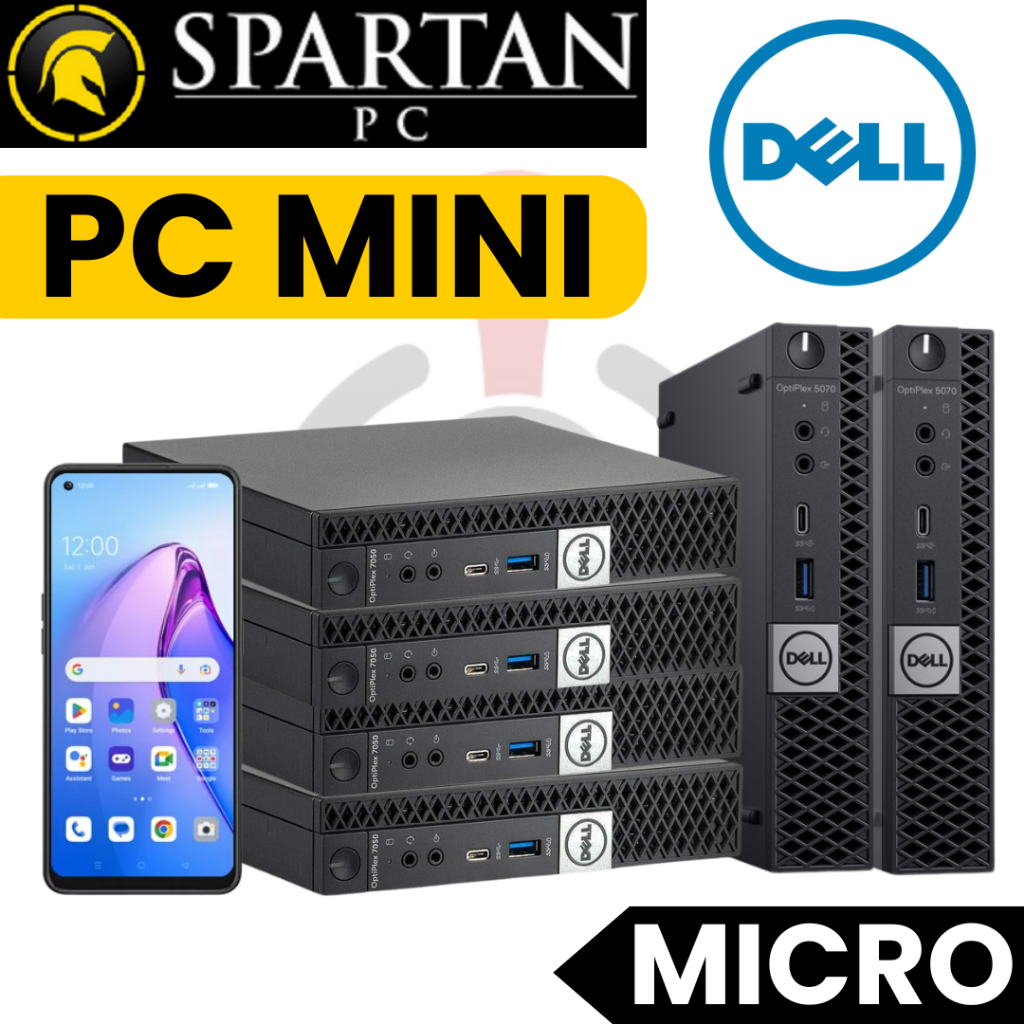 PC Mini Dell Optiplex / Lenovo Thinkcentre Mini PC Komputer Second Micro Tiny Core i3 / i5 / i7 - 70