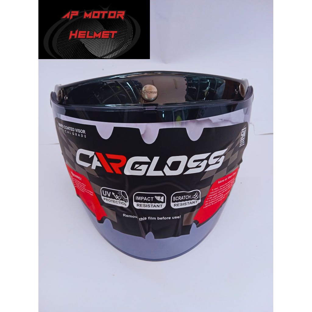 KACA HELM CARGLOSS CFM ORIGINAL MODEL KACA DATAR