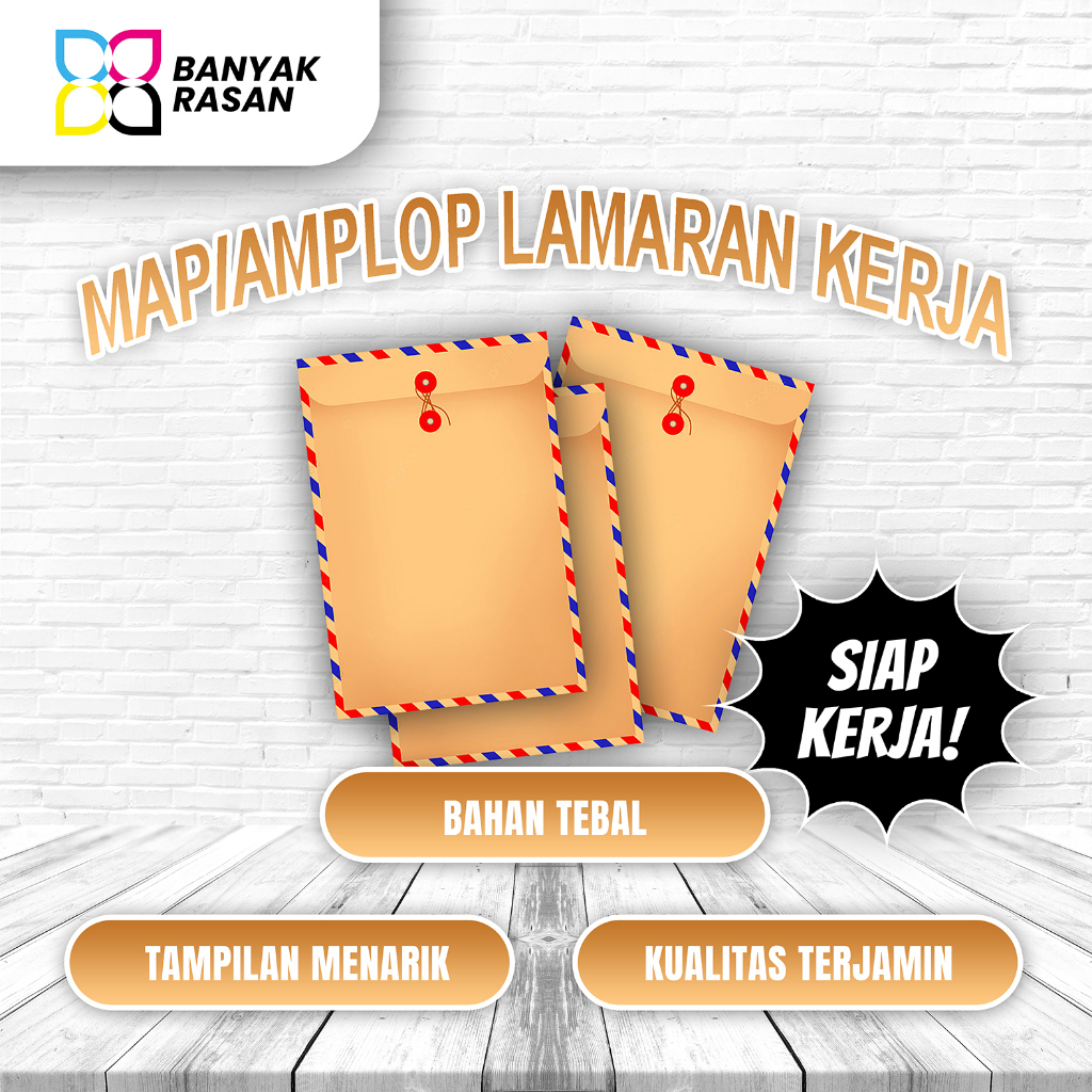 Jual Amplop Coklat Untuk Melamar Pekerjaan | Tanpa Minimal Order | MAP/AMPLOP LAMARAN KERJA