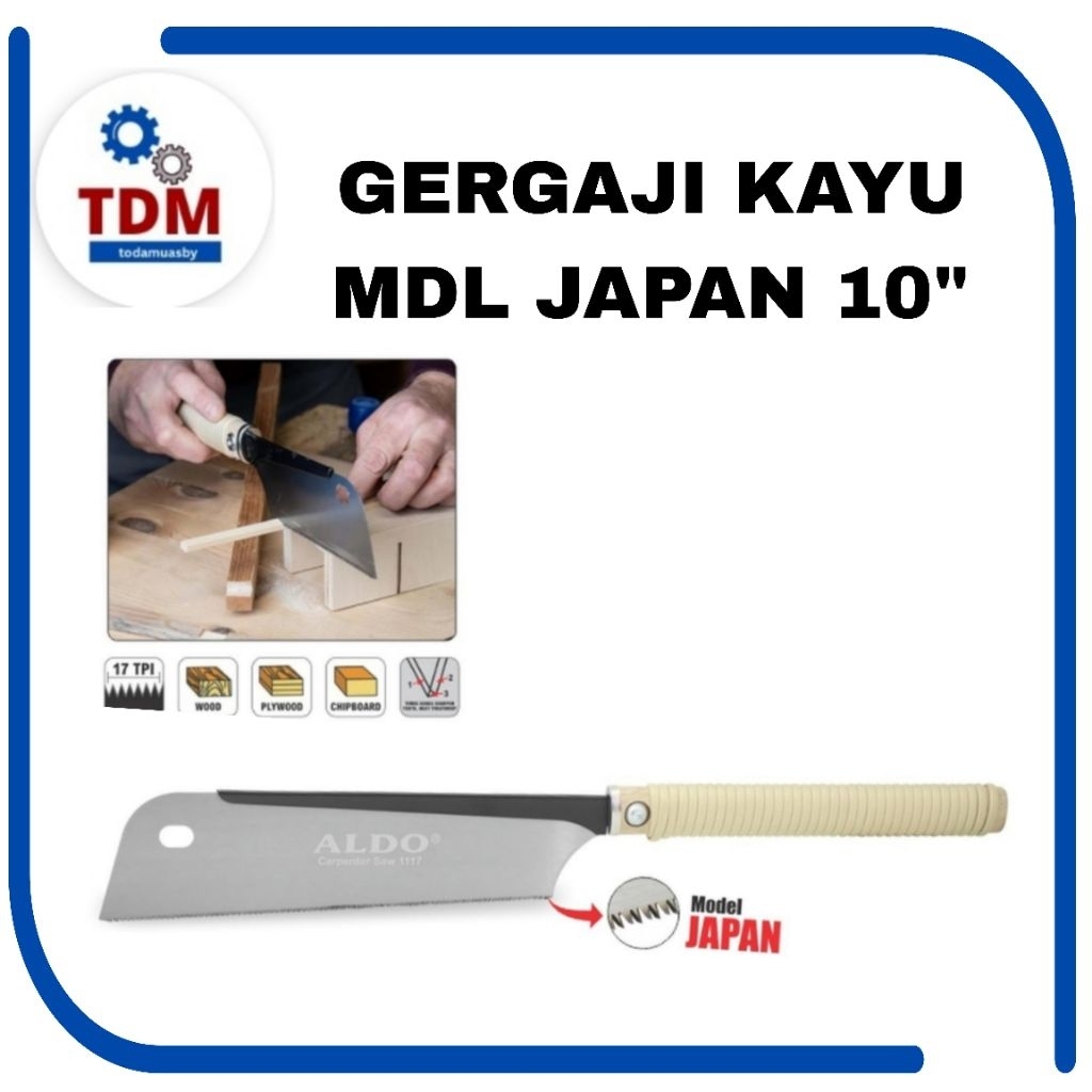 GERGAJI KAYU MODEL JAPAN merk ALDO