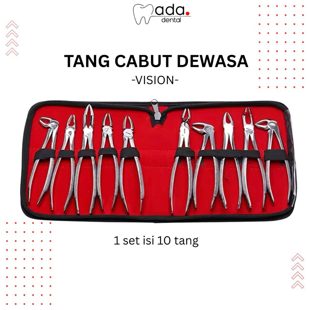 Dental tang cabut gigi dewasa / instrument tang cabut gigi