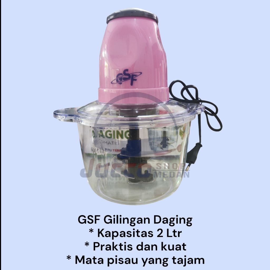 [ JUCCO ] Gilingan Daging Murah GSF 4177 - Penggiling Daging Listrik - Chopper Daging - Penghalus Ba