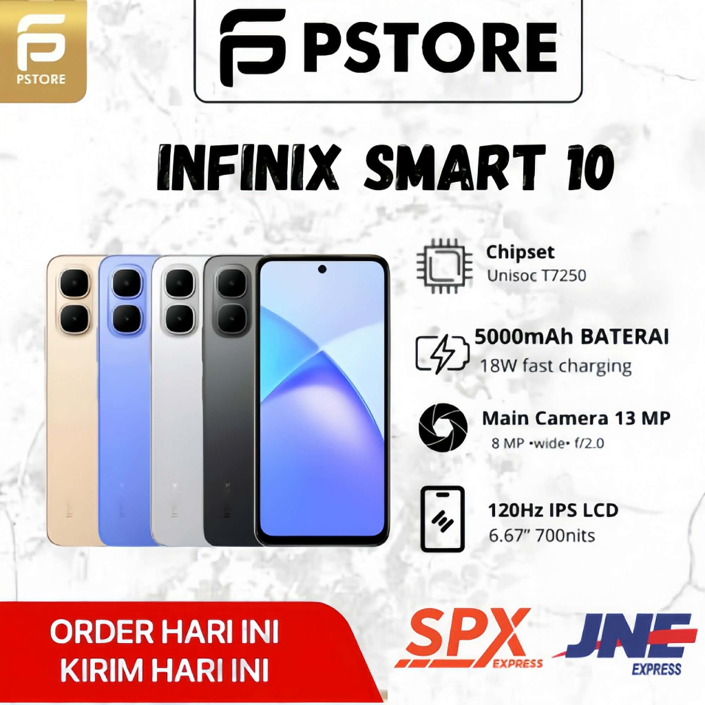 Pstore INFINIX SMART 10 GARANSI RESMI INDONESIA